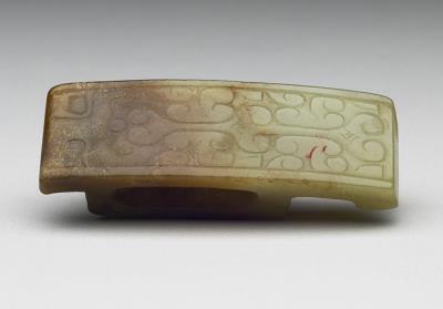 图片[2]-Jade scabbard slide, Yuan to Ming dynasty (1271-1644)-China Archive